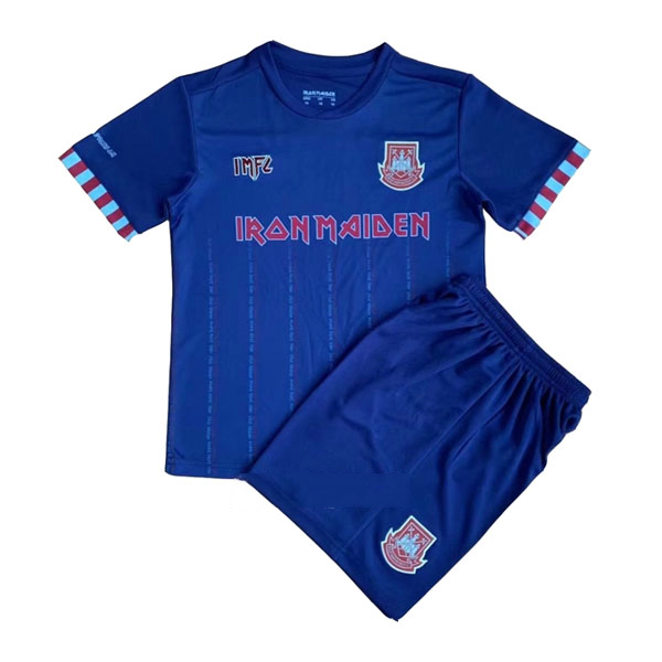 Camiseta West Ham x IRON MAIDEN 2ª Kit Niño 2021 2022